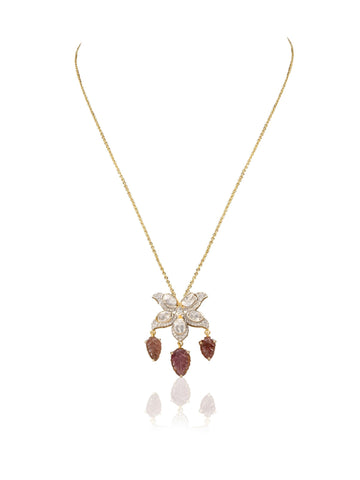 Lishika Diamond & Polki Pendant