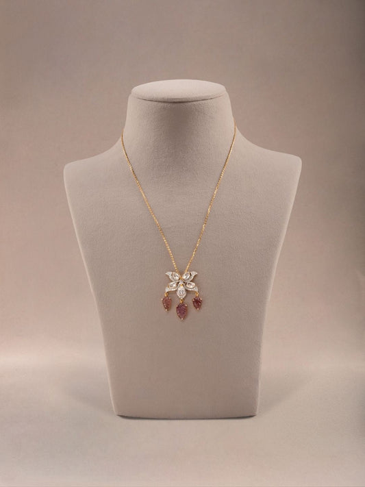 Lishika Diamond & Polki Pendant