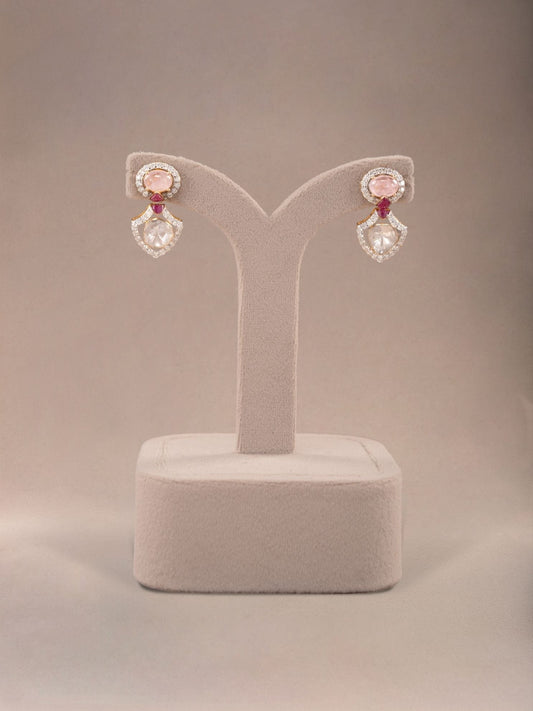 Azelia Diamond & Polki Ear Rings