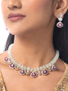 Alvera Diamond & Polki U Necklace