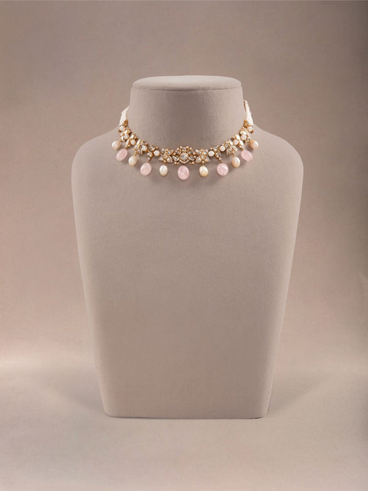 Yavira Diamond & Polki U Necklace