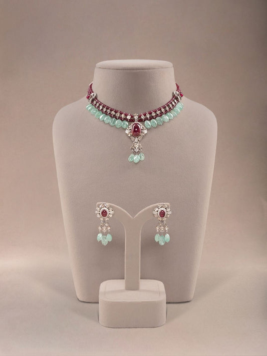 Tragya Diamond & Polki U Necklace