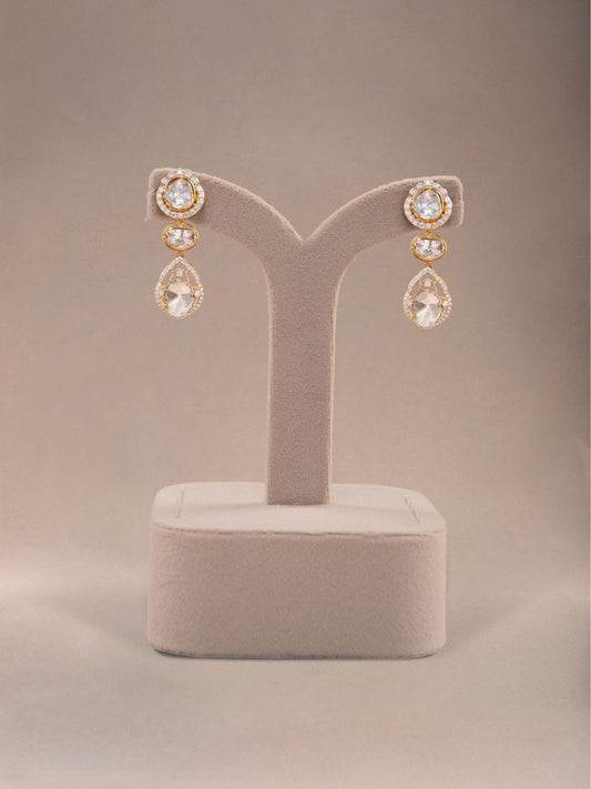 Siyanshi Diamond & Polki Long Earrings