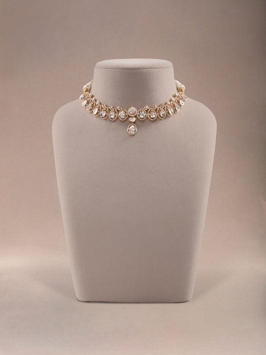 Kritagya  Diamond & Polki U Necklace