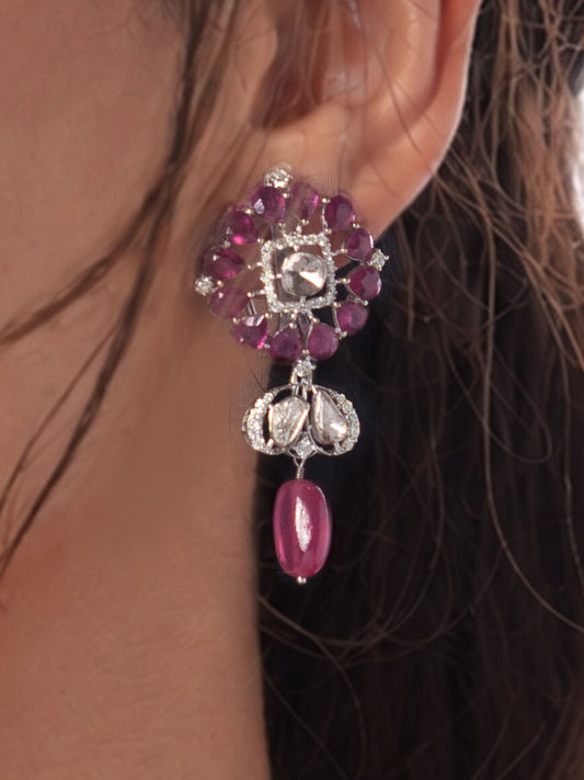 Eliora Diamond & Polki Ear Rings