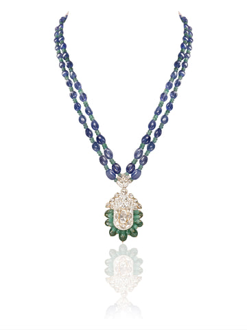 Evelia Diamond & Polki Bead Pendant