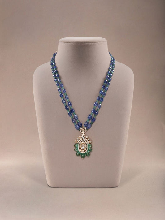 Evelia Diamond & Polki Bead Pendant