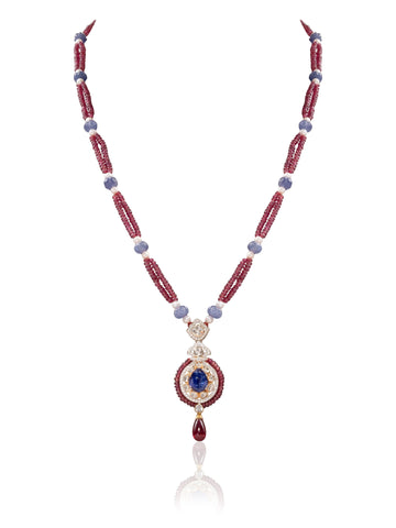 Dvija Diamond & Polki Bead Pendant