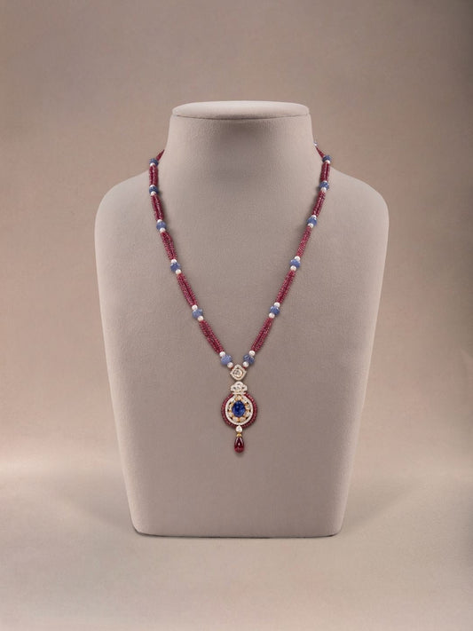 Dvija Diamond & Polki Bead Pendant