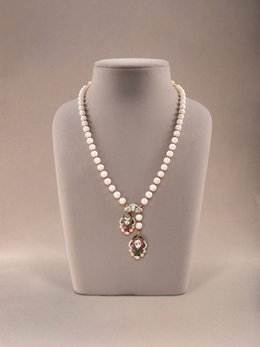Maitreyi Diamond & Polki Bead Pendant