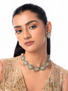 Bisera Diamond & Polki U Necklace