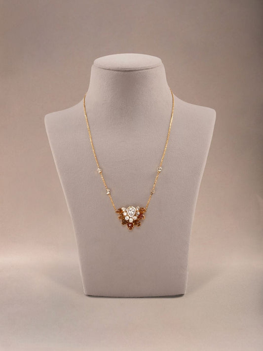 Velinae Diamond & Polki Pendant