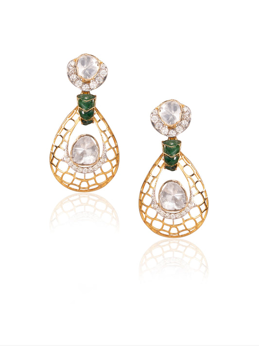 Antara Diamond & Polki Ear Rings