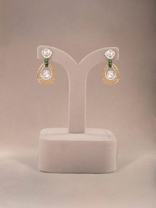 Antara Diamond & Polki Ear Rings