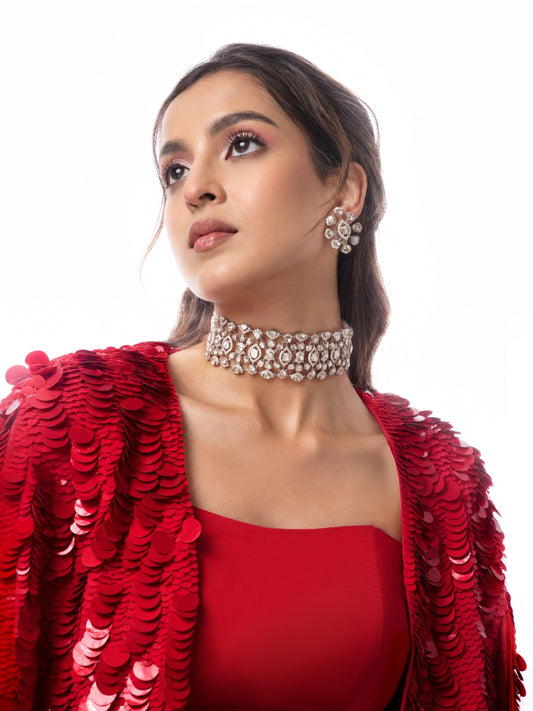 Elara Diamond & Polki Choker