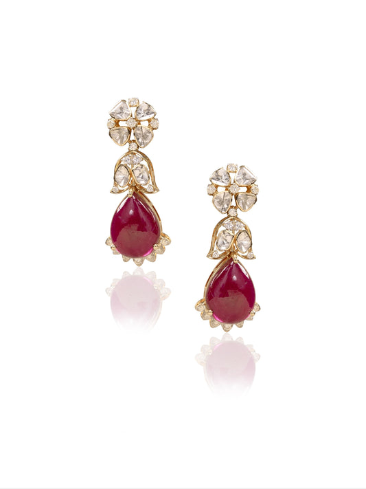 Vaelora Diamond & Polki Ear Rings