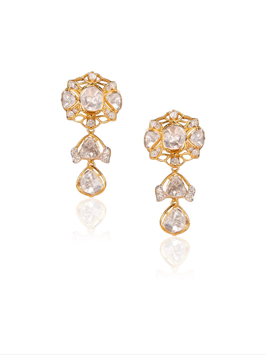 Mirela Diamond & Polki Ear Rings