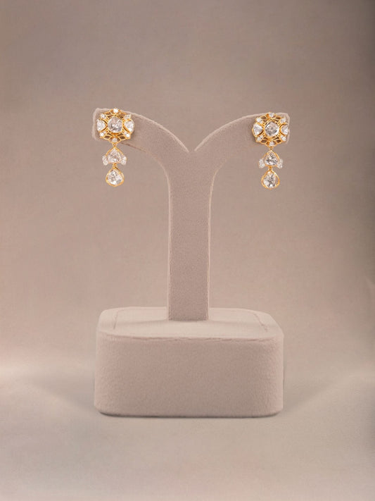 Mirela Diamond & Polki Ear Rings