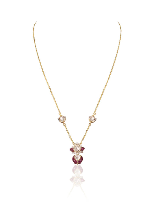 Elanika Diamond & Polki Pendant