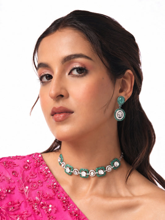 Calla Diamond & Polki Choker