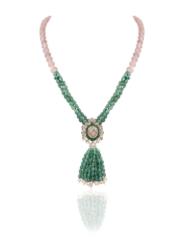 Naelia Diamond & Polki Bead Pendant