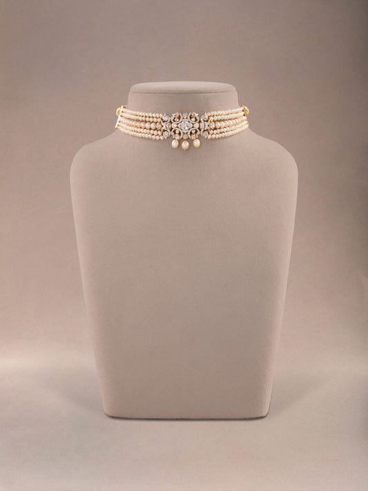 Nerina Diamond & Polki Bead Choker