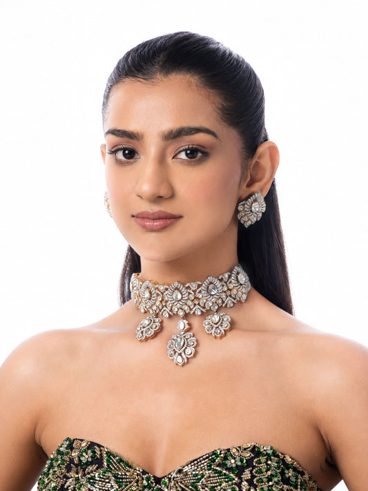 Naevah Diamond & Polki Choker