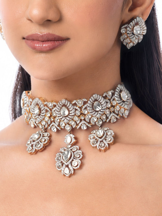 Naevah Diamond & Polki Choker