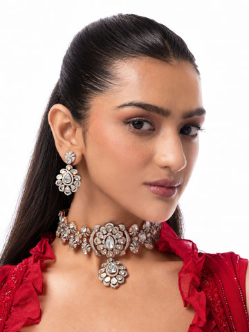Narelia Diamond & Polki Long Earrings