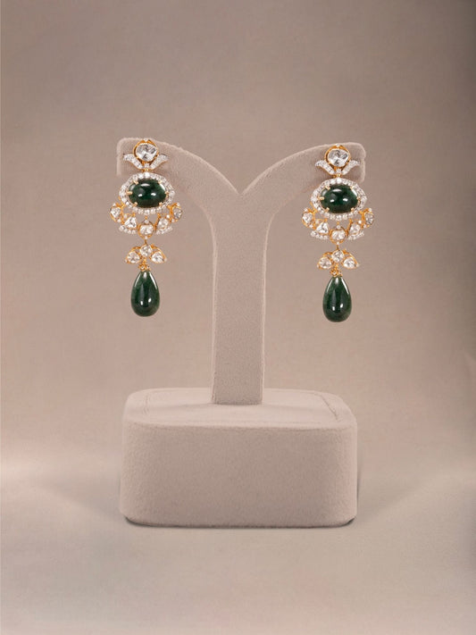 Mariska Diamond & Polki Ear Rings