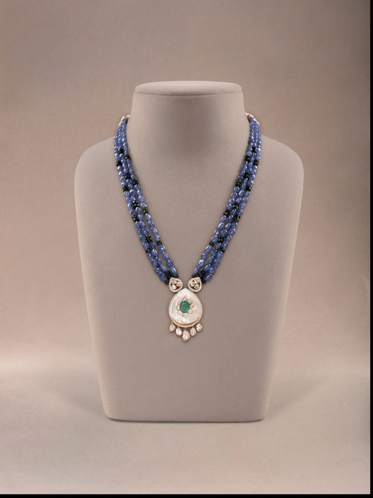 Iselle Diamond & Polki Bead Pendant