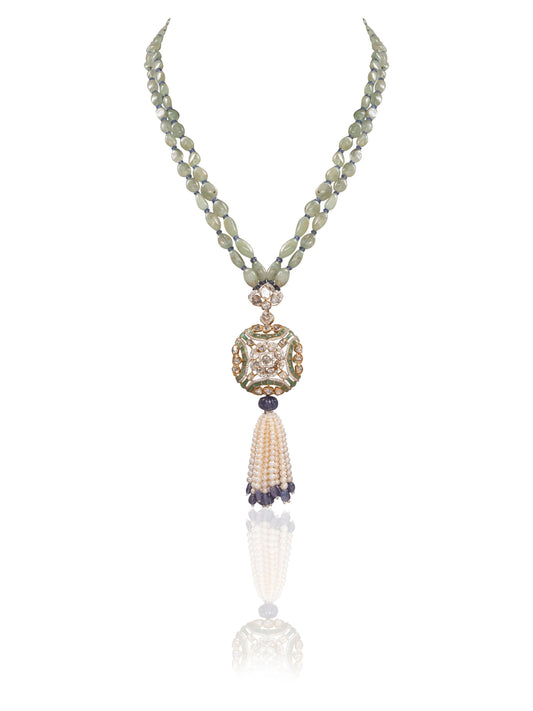 Zarielle Diamond & Polki Bead Pendant