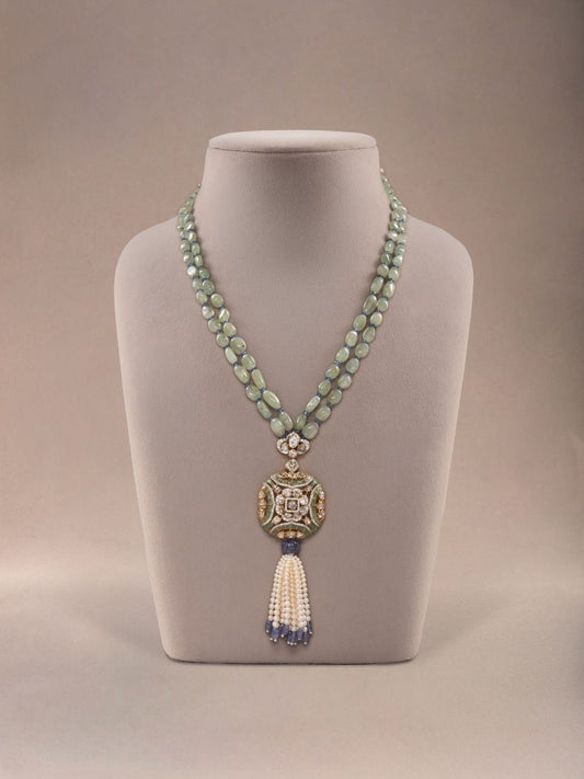 Zarielle Diamond & Polki Bead Pendant
