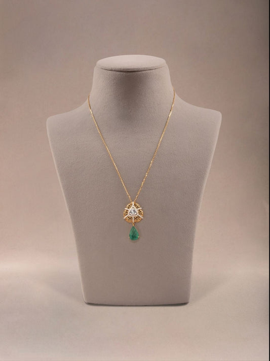 Shadya Diamond & Polki Pendant