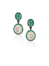 Oriana Diamond & Polki Long Earrings