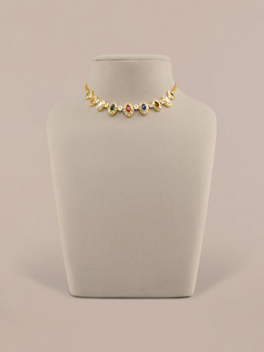 Ekanika Polki U Necklace