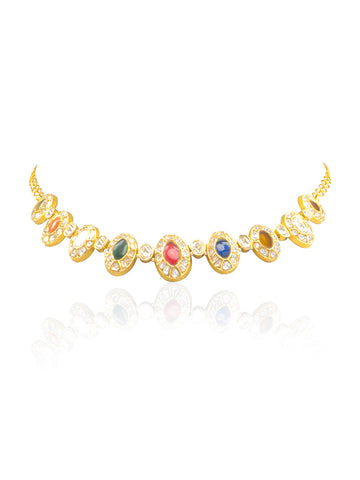 Ekanika Polki U Necklace