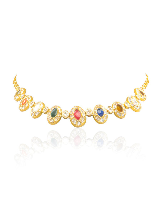 Ekanika Polki U Necklace