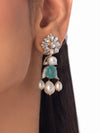 Kaelora Diamond & Polki Long Earrings