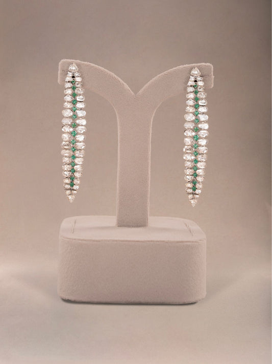 Linea Polki Long Earrings