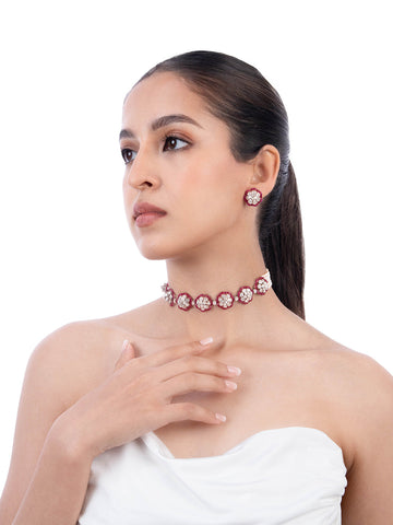 Shaista & Ibtida Polki Choker Set