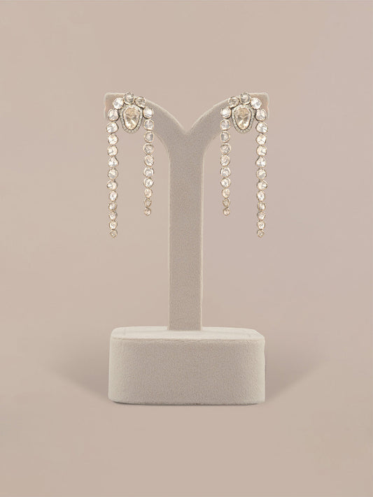 Ethena Diamond & Polki Long Earrings