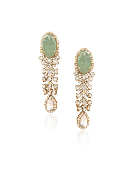 Arkeisha Diamond & Polki Long Earrings