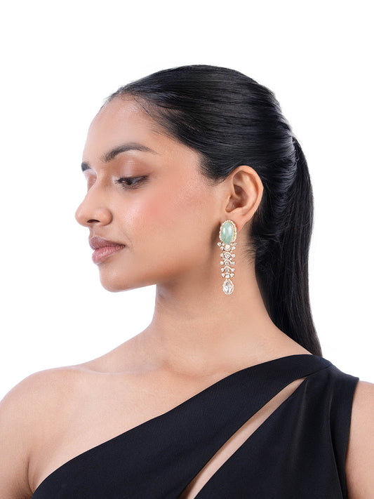 Arkeisha Diamond & Polki Long Earrings