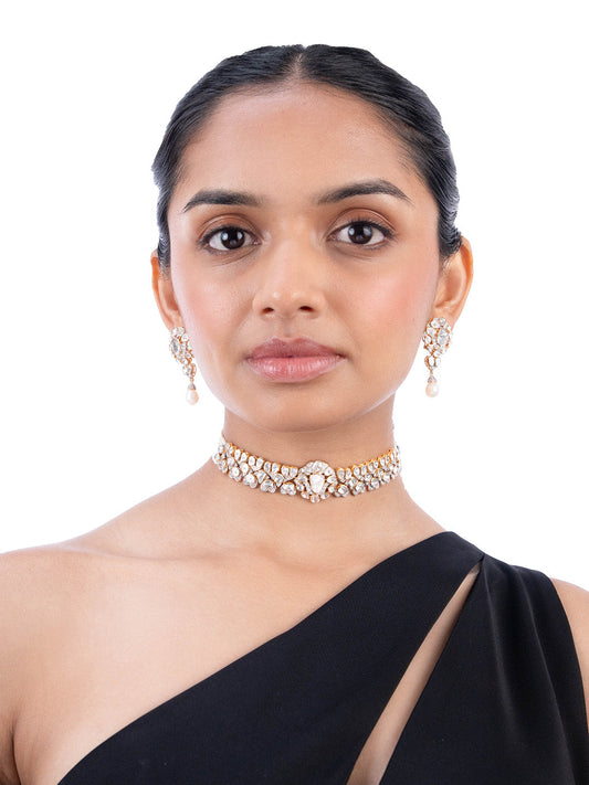 Sajhvi  Diamond & Polki Choker