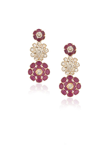 Vihana Diamond & Polki Long Earrings