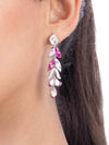 Sanviya Diamond & Polki Long Earrings