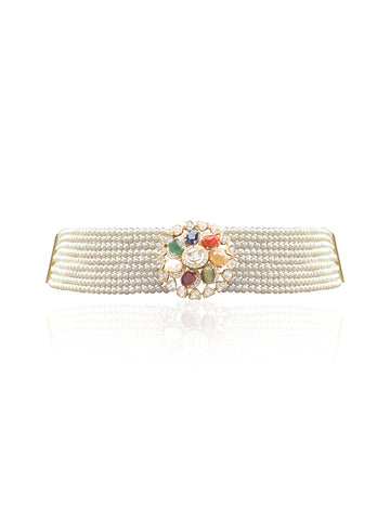 Nivedita Diamond & Polki Bead Choker