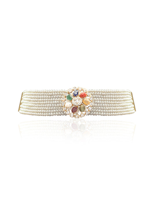 Nivedita Diamond & Polki Bead Choker
