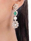Kavira Diamond & Polki Long Earrings